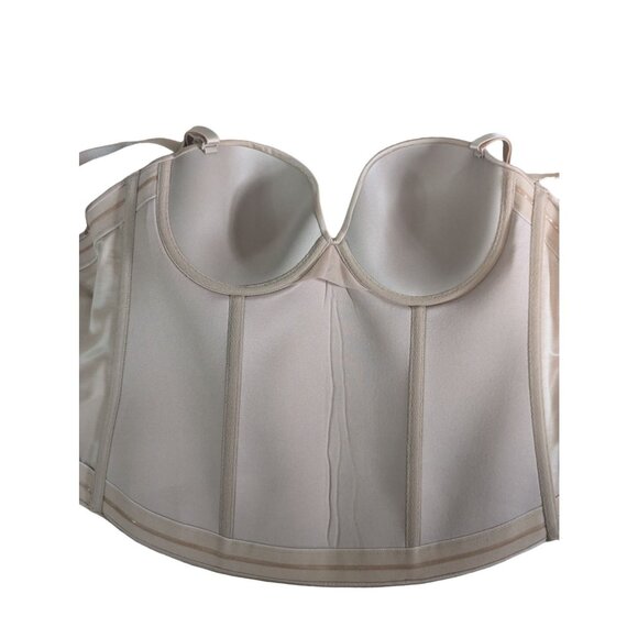 Fine Lines Low Back Strapless Convertible Shaping Bustier, Nude 38B - RL132 - Picture 9 of 12